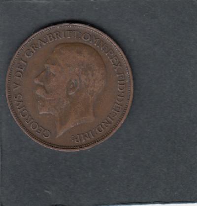 Beschrijving: 1 Penny  GEORGIUS V